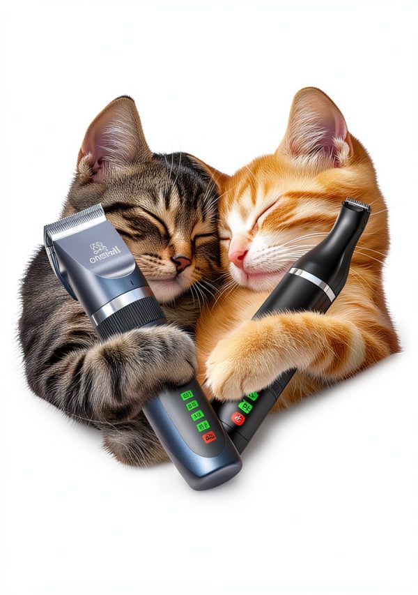 oneisall Cat Grooming Clippers Quiet Cordless Long Hair-3