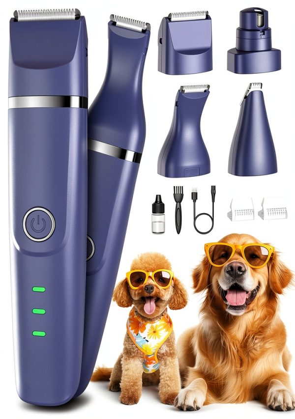 oneisall Dog Grooming Clippers Ultra Quiet 4 in 1 Kit-0