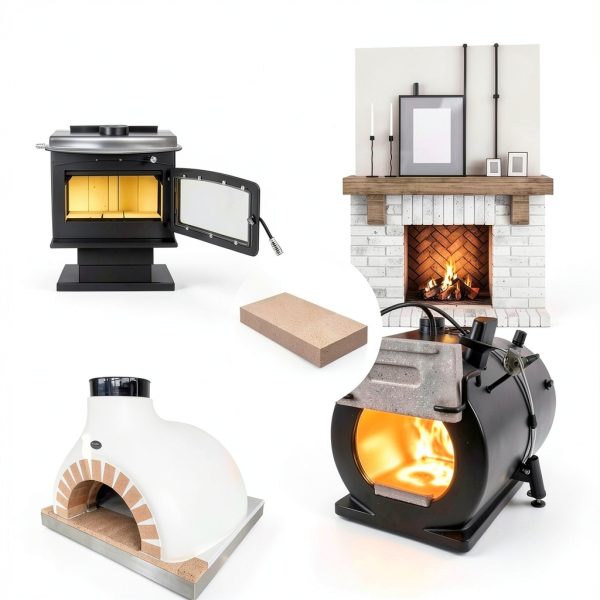 Clay Fireplace Brick Protalwell HighTemp Durable-5