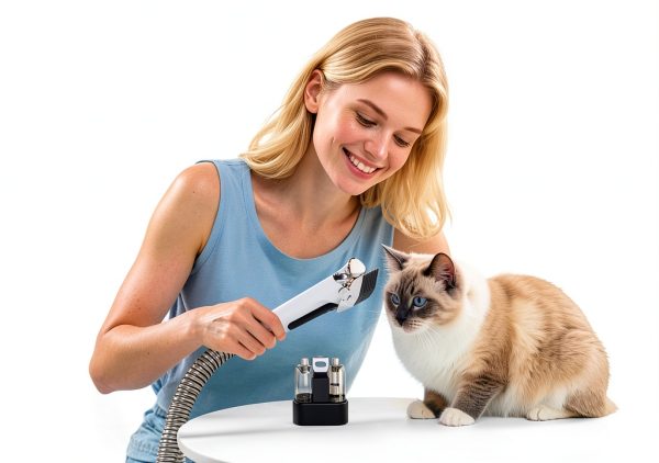 FOTING Dog Grooming Vacuum Dryer 6 in 1 Kit Low Noise-4