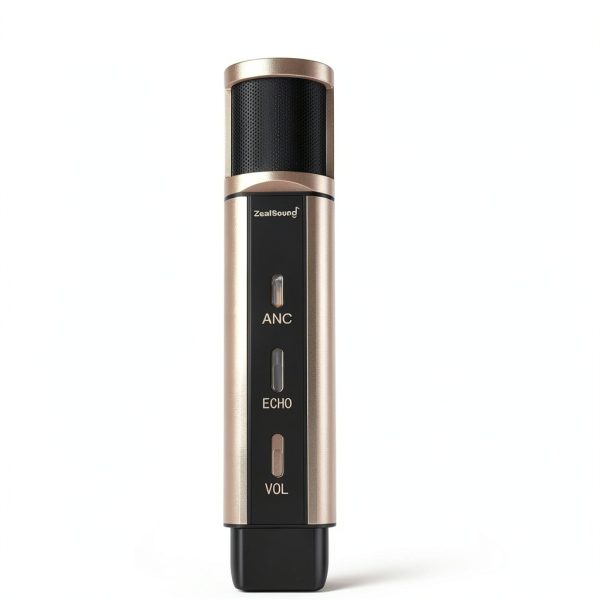 ZealSound Gold Condenser Mic Portable Metal-2