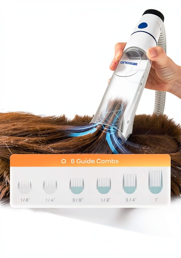 Oneisall Dog Grooming Kit Vacuum Clippers Dryer Pet Supplies-6