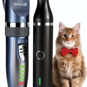 oneisall Cat Grooming Clippers Quiet Cordless Long Hair-0