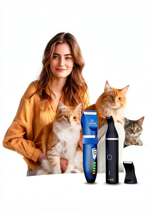 oneisall Cat Grooming Clippers Quiet Cordless Long Hair-6