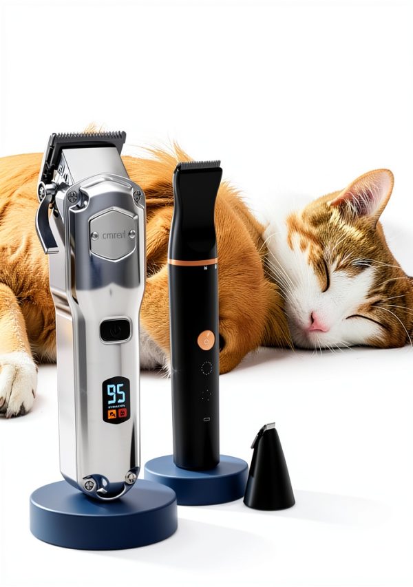 Oneisall Dog Grooming Clippers Low Noise Waterproof Wireless-4