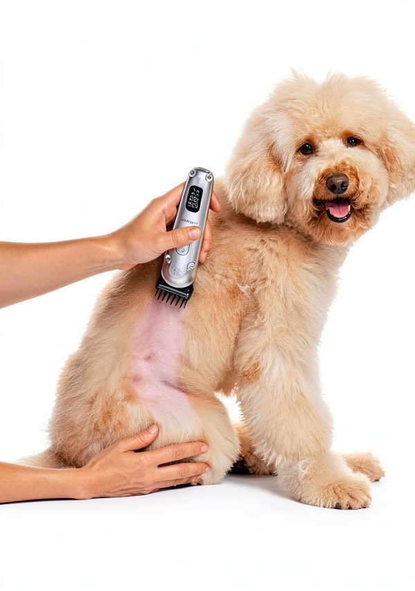 Oneisall Dog Grooming Clippers Low Noise Ceramic Blades-3