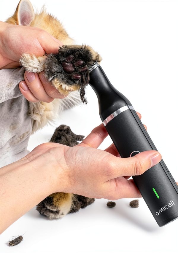 oneisall Cat Grooming Clippers Quiet Cordless Long Hair-4