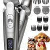Oneisall Dog Grooming Clippers Low Noise Ceramic Blades-0