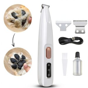 Liucocotos Dog Paw Trimmer Low Noise USB Rechargeable-0