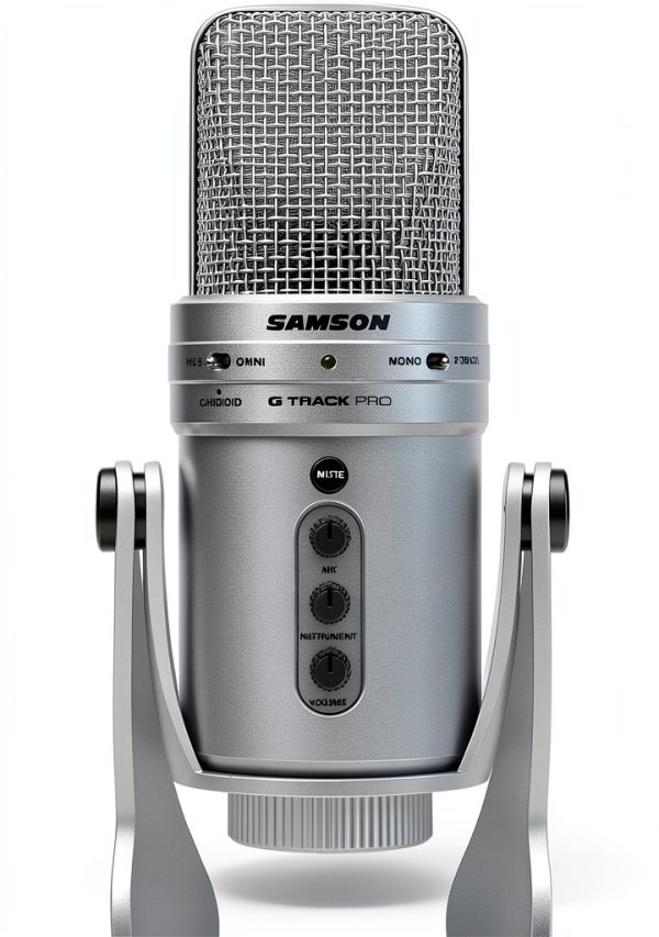 Samson G-Track Pro USB Condenser Microphone Silver-2