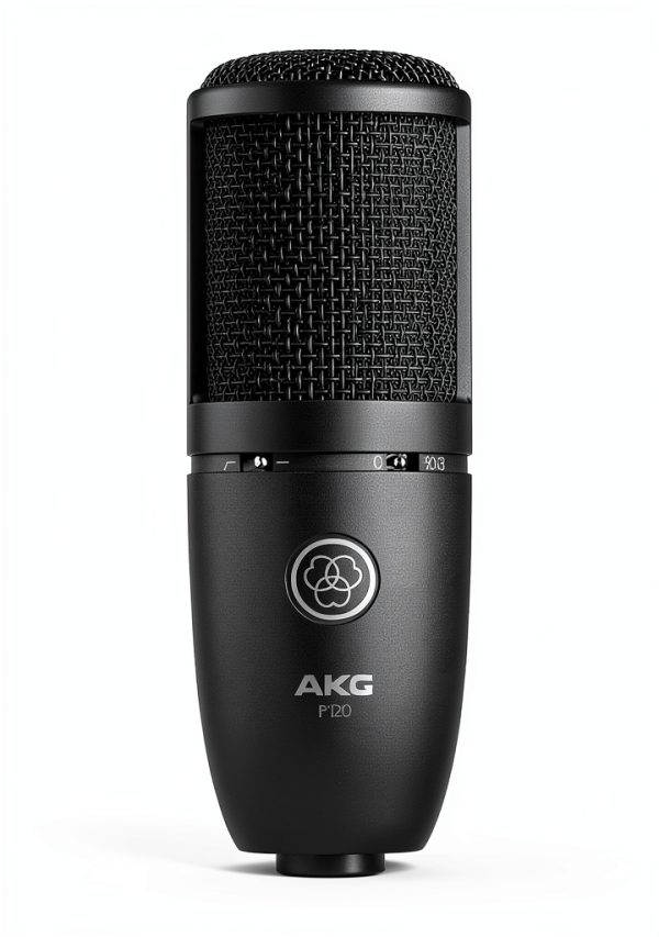 AKG P120 Cardioid Microphone Black Plastic-1