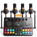 Podcast Microphone Bundle SquarockTek 4 Channel-0