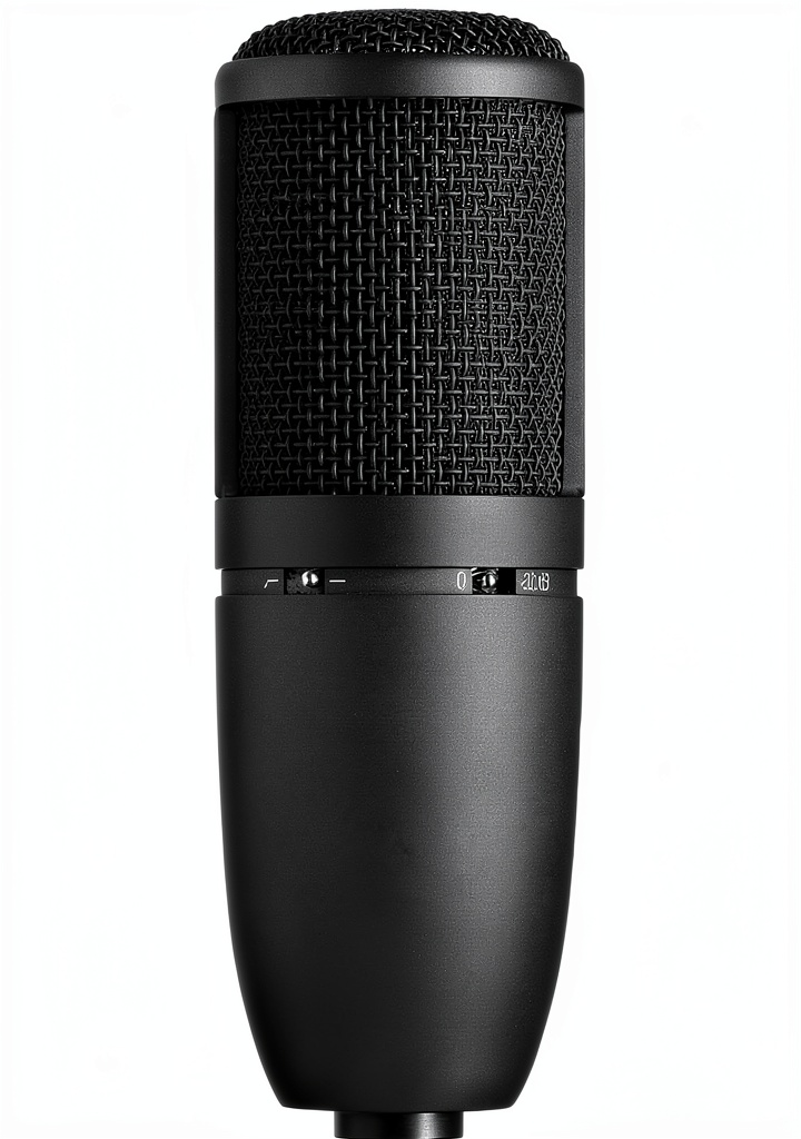 AKG P120 microphone in a home studio setting