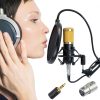 CofeLife BM-800 Condenser Microphone Gold Stand-7