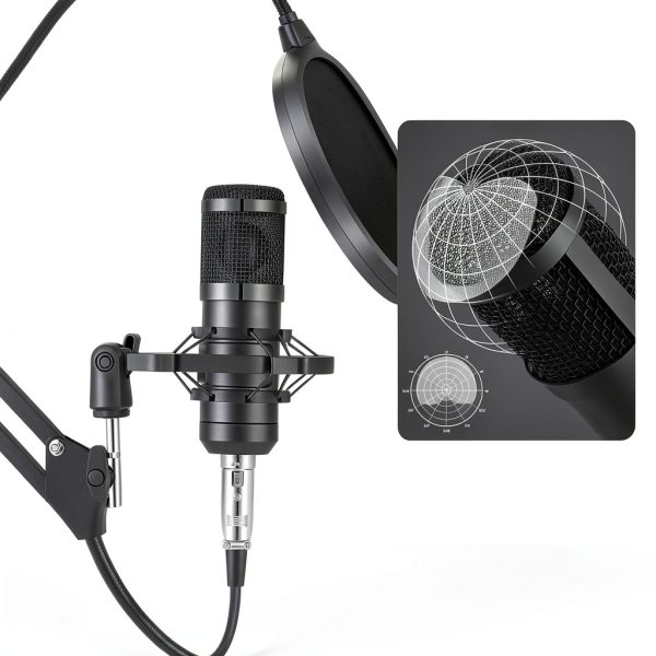 Brvomussy Handheld Condenser Microphone-3