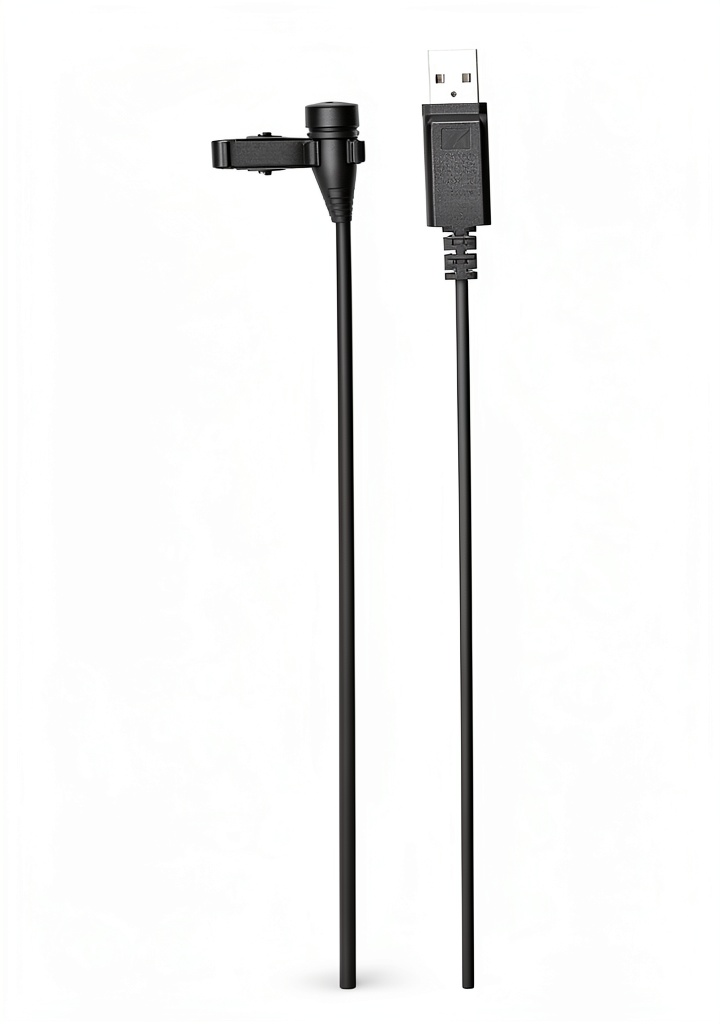 Sennheiser XS Lav USB-C microphone on a smartphone