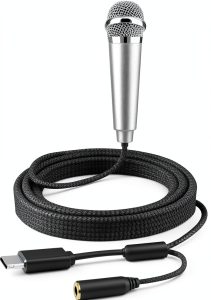 USB‑C Mini Microphone Aluminum Compact Creators-0