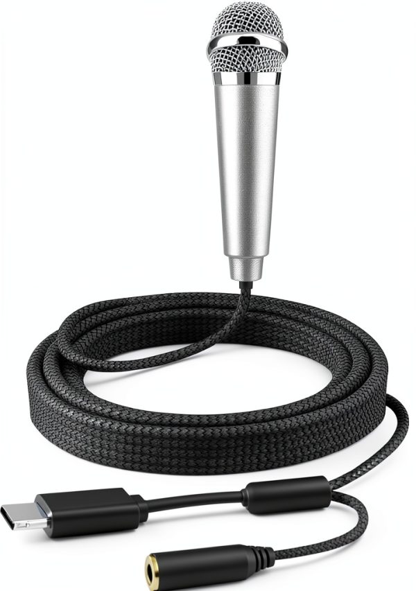 USB‑C Mini Microphone Aluminum Compact Creators-0