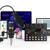 ALPOWL Condenser Microphone Black Metal Handheld-4