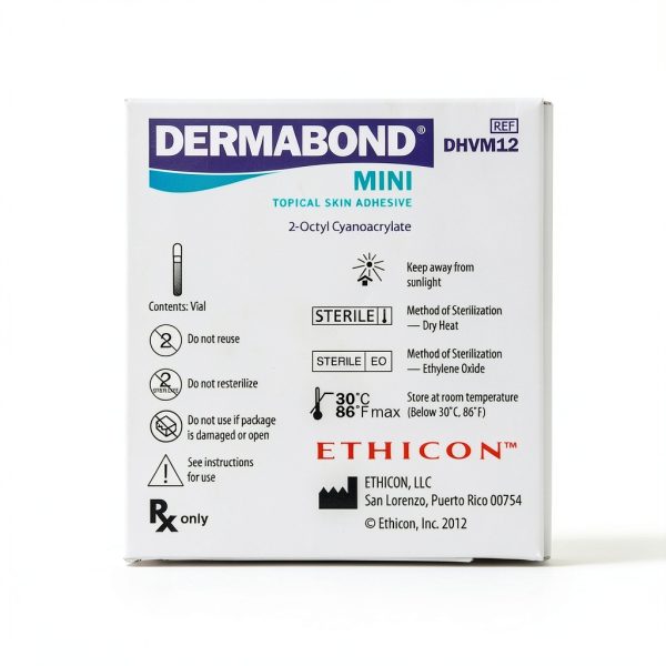 Ethicon DHVM12 2-Octylcyanoacrylate Skin Adhesive 0.36 mL Box of 12-1
