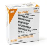 3M Steri-Strip Adhesive Skin Closures, 1" x 5", 25 Packs of 4 Strips-0