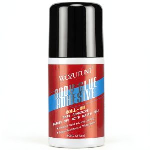 Body Adhesive Roll-On for Skin & Clothing - Sweat Resistant, Water Wash Off Body Glue | Fashion Adhesive for Dancers, Sock, Stocking, Leotards, Bras, Wigs, Costumes, Non Toxic Liquid Skin Glue(2fl oz)-0