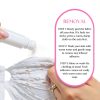 Body Adhesive Roll On, Anti Slip Dress Glue, Sweatproof Invisible Formula, Gentle Skin Safe Application, Travel Fashion Glue for Dancer, Cosplay, Swimsuit, Lingerie, Costume, Bridal, White-5