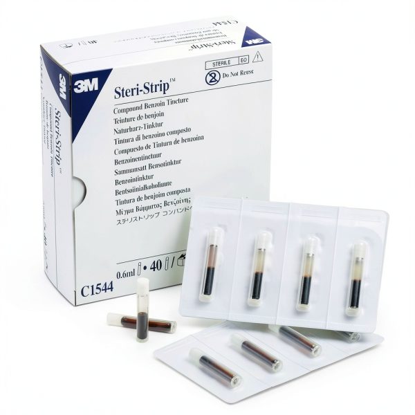 3M Steri-Strip Compound Benzoin Tincture 2/3cc Vial 40 per Box-1