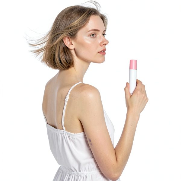 Body Adhesive Roll On, Anti Slip Dress Glue, Sweatproof Invisible Formula, Gentle Skin Safe Application, Travel Fashion Glue for Dancer, Cosplay, Swimsuit, Lingerie, Costume, Bridal, White-3