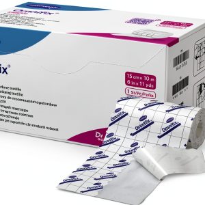 Omnifix Elastic White Dressing Retention Tape with Liner NonSterile 6 Inch X 11 Yard 24 per Case 900604-0
