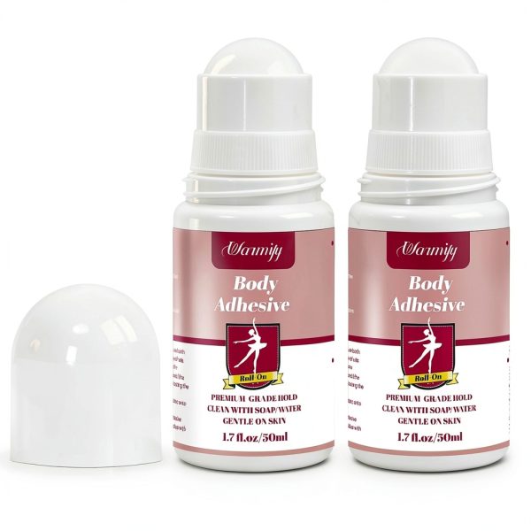 Body Adhesive Roll On Warmify 2 Pack - Strong Hold, Sweat Resistant-0